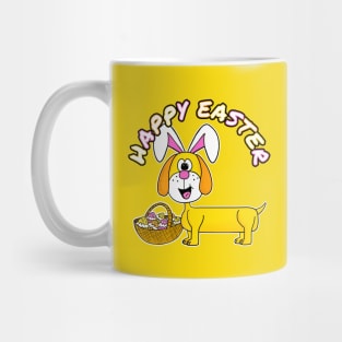 Easter Dachshund Bunny Eggs Dog Lover Mug